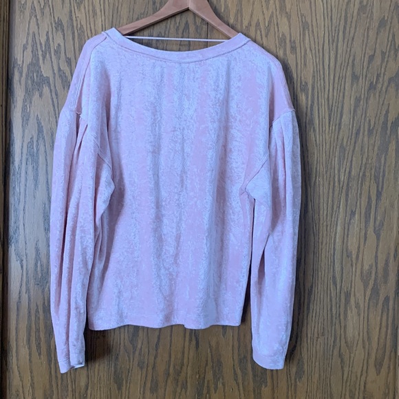 Free people Milan pink velvet top - Picture 4 of 6